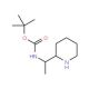 tert-butyl N-[1-(piperidin-2-yl)ethyl]carbamate - chemical structure image