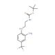 tert-Butyl N-{2-[2-amino-4-(trifluoromethyl)anilino]ethyl}carbamate (CAS 215655-42-8) - chemical structure image