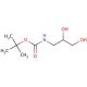 tert-Butyl N-(2,3-dihydroxypropyl)carbamate (CAS 137618-48-5) - chemical structure image