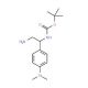 tert-butyl N-{2-amino-1-[4-(dimethylamino)phenyl]ethyl}carbamate - chemical structure image