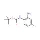tert-butyl N-(2-amino-4-fluorophenyl)carbamate (CAS 579474-47-8) - chemical structure image