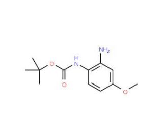tert-butyl N-(2-amino-4-methoxyphenyl)carbamate (CAS 213118-56-0) - chemical structure image