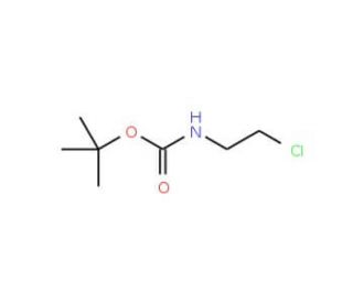 tert-Butyl N-(2-chloroethyl)carbamate (CAS 71999-74-1) - chemical structure image