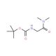 tert-Butyl N-[2-(dimethylamino)-2-oxoethyl]-carbamate (CAS 72287-76-4) - chemical structure image