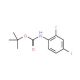 tert-Butyl N-(2-fluoro-4-iodophenyl)carbamate (CAS 886497-72-9) - chemical structure image