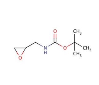 tert-Butyl N-(2-oxiranylmethyl)carbamate (CAS 115198-80-6) - chemical structure image