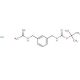 tert-Butyl N-[3-(Acetimidoylaminomethyl)benzyl]carbamate, Hydrochloride (CAS 180001-98-3) - chemical structure image