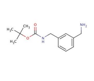 tert-Butyl N-[3-(Aminomethyl)benzyl]carbamate (CAS 108467-99-8) - chemical structure image