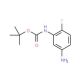 tert-butyl N-(5-amino-2-fluorophenyl)carbamate (CAS 535170-18-4) - chemical structure image