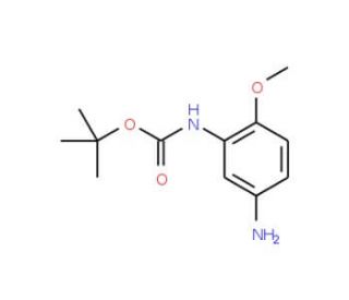 tert-butyl N-(5-amino-2-methoxyphenyl)carbamate (CAS 312300-45-1) - chemical structure image