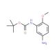 tert-butyl N-(5-amino-2-methoxyphenyl)carbamate (CAS 312300-45-1) - chemical structure image
