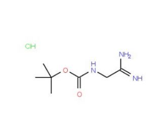 tert-butyl N-(carbamimidoylmethyl)carbamate hydrochloride - chemical structure image