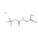 tert-butyl N-(carbamimidoylmethyl)carbamate hydrochloride - chemical structure image