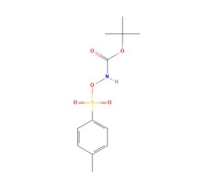 tert-Butyl N-Tosyloxycarbamate (CAS 105838-14-0) - chemical structure image