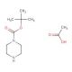 tert-butyl piperazine-1-carboxylate acetate (CAS 143238-38-4) - chemical structure image