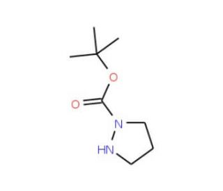 tert-Butyl pyrazolidine-1-carboxylate (CAS 57699-91-9) - chemical structure image