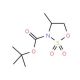 tert-Butyl (R)-4-methyl-2,2-dioxo-[1,2,3]oxathiazolidine-3-carboxylate (CAS 454248-53-4) - chemical structure image