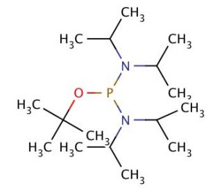 tert-Butyl tetraisopropylphosphorodiamidite (CAS 137348-88-0) - chemical structure image