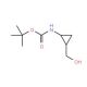 tert-Butyl trans-(2-hydroxymethyl)cyclopropylcarbamate (CAS 170299-53-3) - chemical structure image