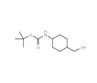 tert-Butyl trans-(4-hydroxymethyl)cyclohexylcarbamate (CAS 239074-29-4) - chemical structure image