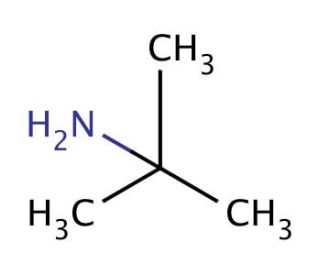 tert-Butylamine (CAS 75-64-9) - chemical structure image