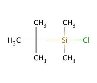 tert-Butylchlorodimethylsilane solution (CAS 18162-48-6) - chemical structure image