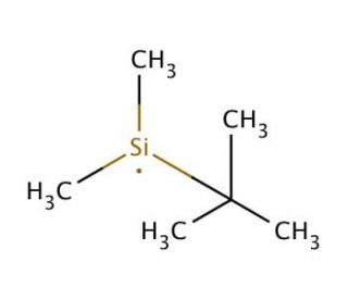 tert-Butyldimethylsilane (CAS 29681-57-0) - chemical structure image