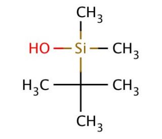 tert-Butyldimethylsilanol (CAS 18173-64-3) - chemical structure image