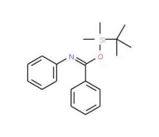 tert-Butyldimethylsilyl N-Phenylbenzimidate (CAS 404392-70-7) - chemical structure image