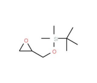 tert-Butyldimethylsilyl (S)-(&plus;)-glycidyl ether (CAS 123237-62-7) - chemical structure image