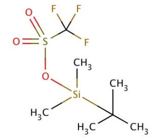 tert-Butyldimethylsilyl trifluoromethanesulfonate (CAS 69739-34-0) - chemical structure image