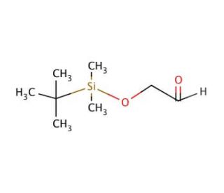 (tert-Butyldimethylsilyloxy)acetaldehyde (CAS 102191-92-4) - chemical structure image