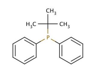 tert-Butyldiphenylphosphine (CAS 6002-34-2) - chemical structure image