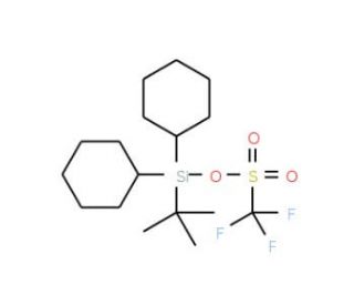 tert-Butyldiphenylsilyl Trifluoromethanesulfonate (CAS 92886-86-7) - chemical structure image