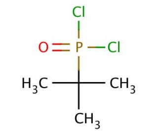 tert-Butylphosphonic dichloride (CAS 4707-95-3) - chemical structure image