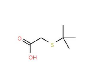 (tert-butylthio)acetic acid (CAS 024310-22-3) - chemical structure image