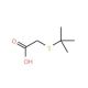 (tert-butylthio)acetic acid (CAS 024310-22-3) - chemical structure image