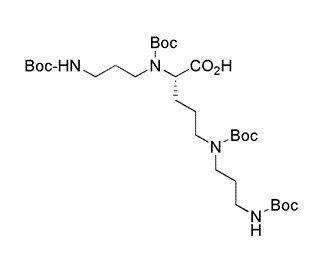 tetra-Boc-spermine-5-carboxylic acid (CAS 119798-08-2) - chemical structure image