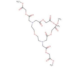 Tetraacetoxymethyl Bis(2-aminoethyl) Ether N,N,N&prime;,N&prime;-Tetraacetic Acid (CAS 887407-56-9) - chemical structure image