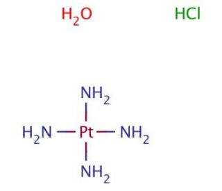 Tetraammineplatinum(II) chloride (CAS 108374-32-9) - chemical structure image
