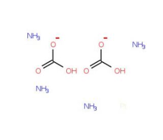 Tetraammineplatinum(II) hydrogen carbonate (CAS 123439-82-7) - chemical structure image