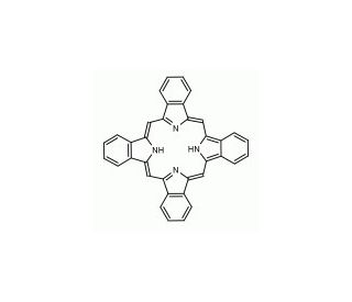 Tetrabenzoporphine (CAS 52952-31-5) - chemical structure image