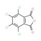 Tetrachlorophthalic anhydride (CAS 117-08-8) - chemical structure image