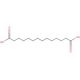 Tetradecanedioic acid (CAS 821-38-5) - chemical structure image