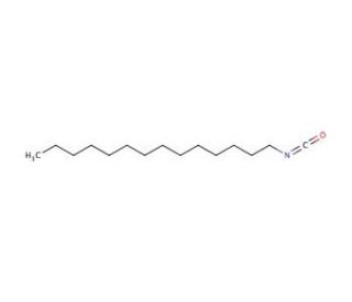 Tetradecyl isocyanate (CAS 4877-14-9) - chemical structure image