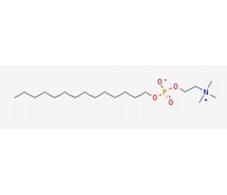 Tetradecyl-phosphocholine (CAS 77733-28-9) - chemical structure image