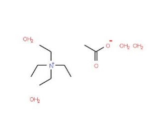 Tetraethylammonium acetate tetrahydrate (CAS 67533-12-4) - chemical structure image