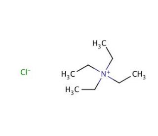 Tetraethylammonium chloride (CAS 56-34-8) - chemical structure image
