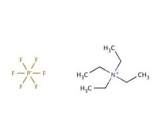 Tetraethylammonium hexafluorophosphate (CAS 429-07-2) - chemical structure image