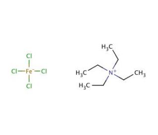 Tetraethylammonium tetrachloroferrate(III) (CAS 14240-75-6) - chemical structure image